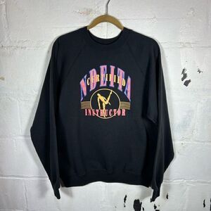 Vintage Hanes NDEITA Dance Instructor Crewneck Sweatshirt Size xLarge USA